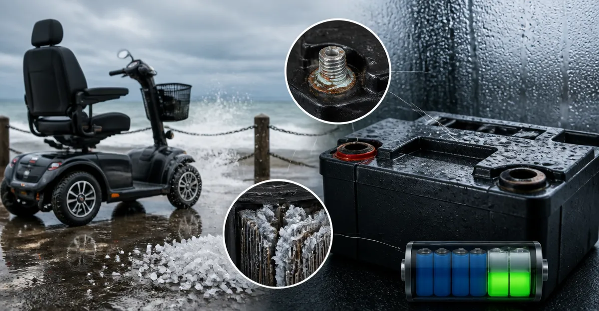 How Humidity and Salt Affect Mobility Device Batteries
