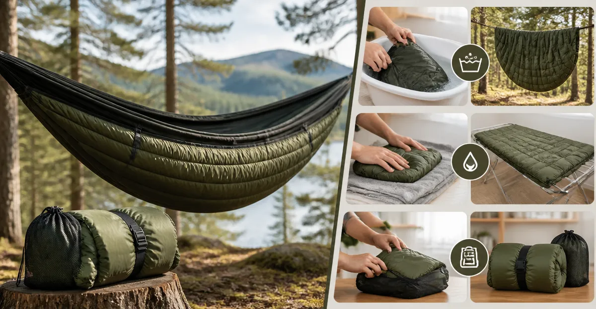 How to Store and Maintain Your Underquilt: Cleaning, Drying, and Packing Tips
