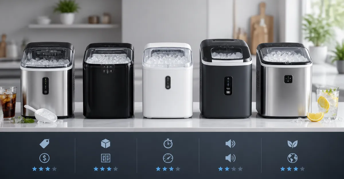 EUHOMY vs Antarctic Star vs Silonn vs Frigidaire Ice Makers – In‑Depth Comparison