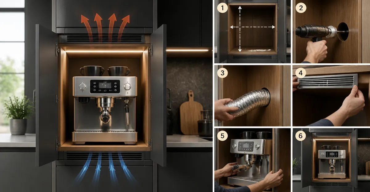 How to Properly Vent a Built‑In Espresso Cabinet