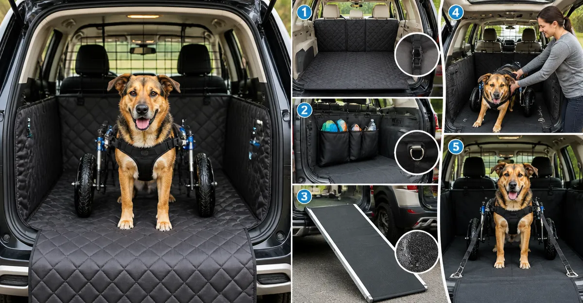How to Convert Your Car Interior for Dog Wheelchair Travel