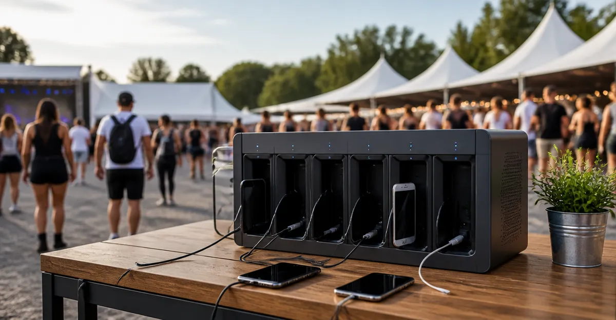 How to Set Up a Multi-Station Charging Hub at Festivals