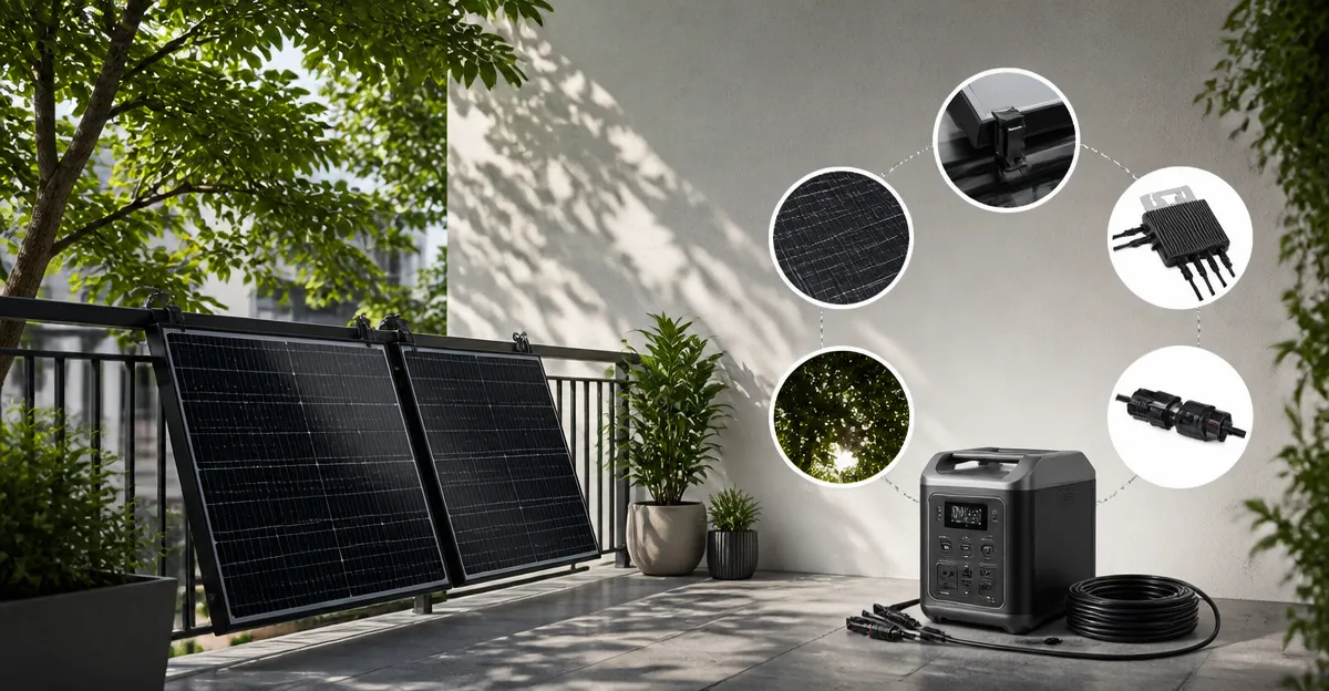 How to Choose a Balcony Solar Kit for Shaded Balconies