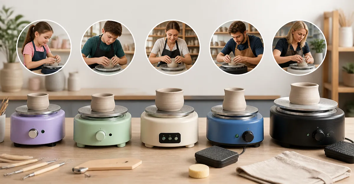 Mini Pottery Wheels Compared: Best Kit for Kids, Teens, and Adults