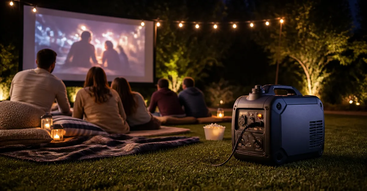 Best Quiet Portable Generators for Outdoor Movie Nights