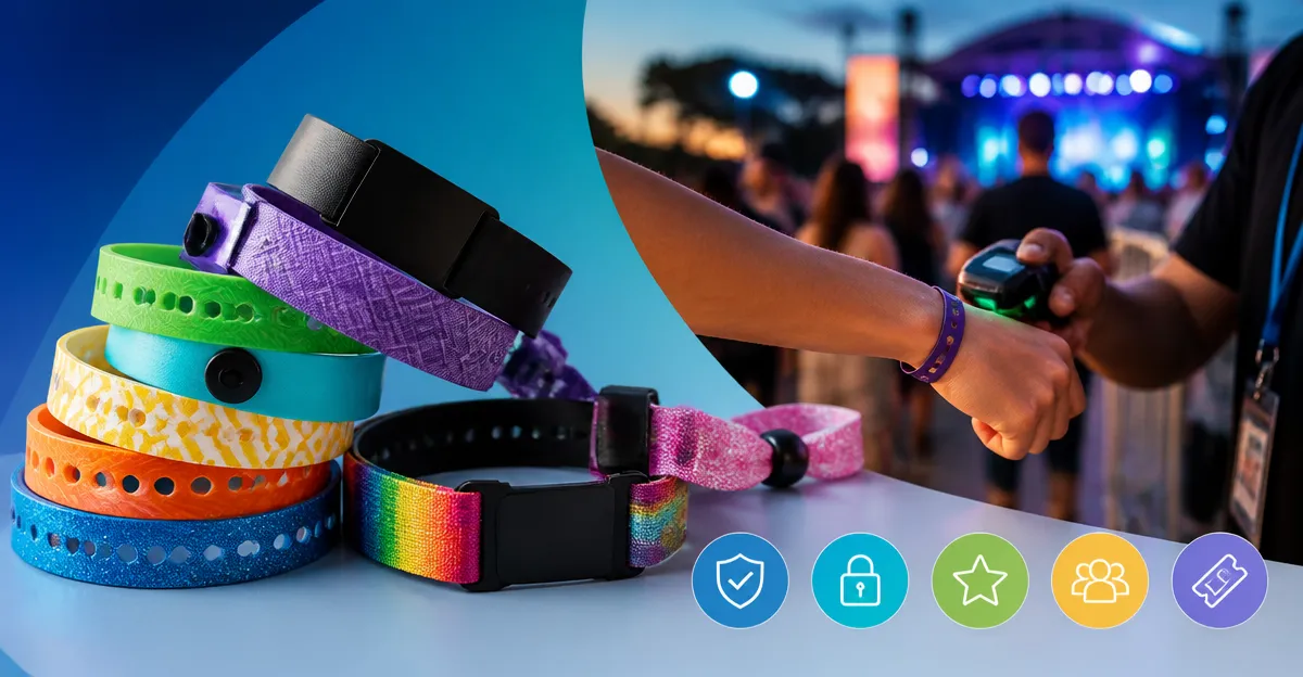 13 Creative Event Wristband Ideas for Branding & Security