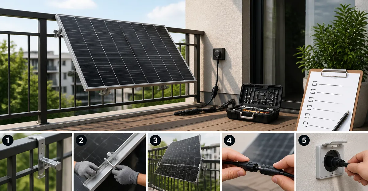 How to Install Plug-and-Play Balcony Solar: Step-by-Step Guide