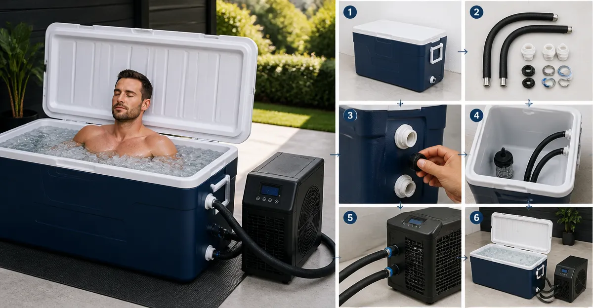 How to Build a DIY Ice Bath Using a Chest Cooler and Chiller