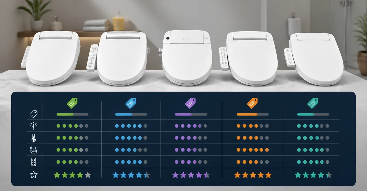 In‑Depth Comparison of Top Amazon Bidet Seats 2024