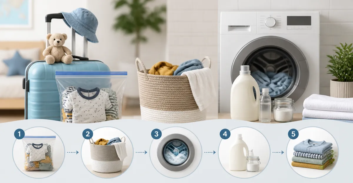 How to Quarantine Post‑Travel Laundry for Kids with Eczema
