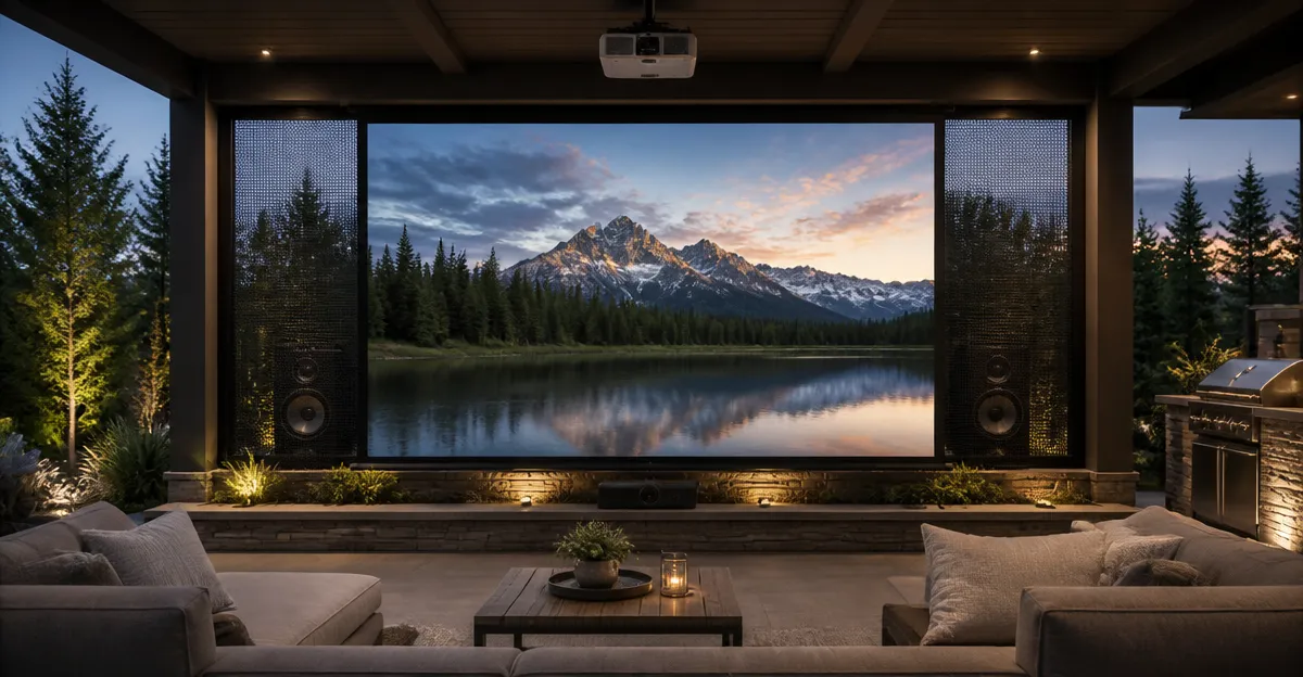 Ultimate Guide to Sound‑Transparent Outdoor Projector Screens