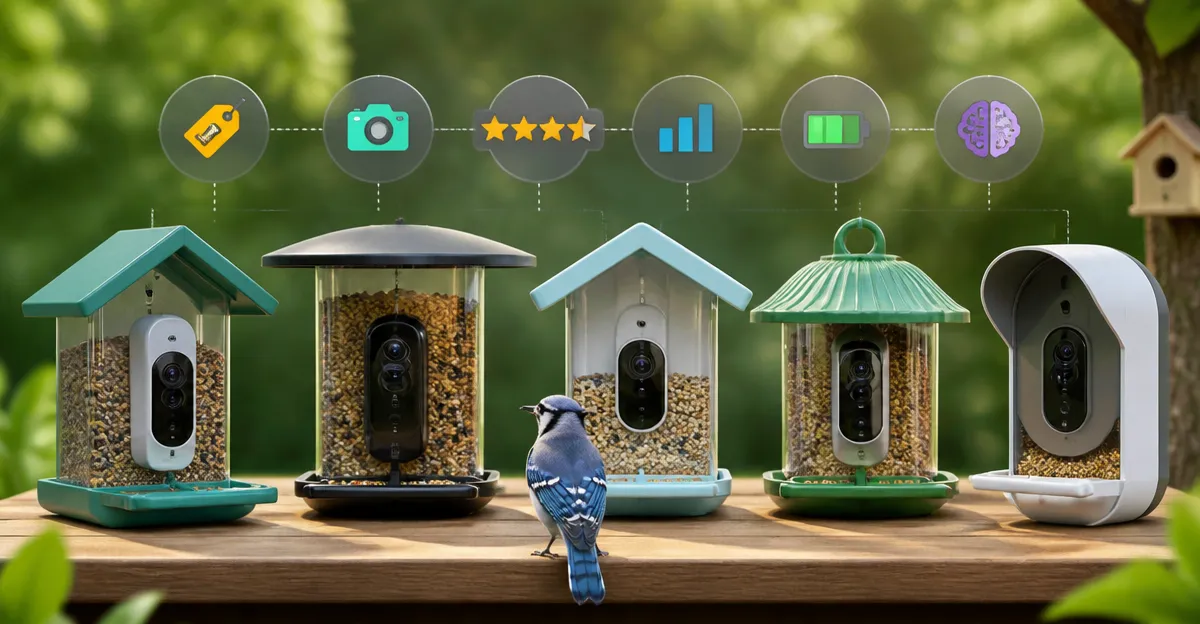 Smart Bird Feeder Camera Comparison: Features, Value, and Best Picks