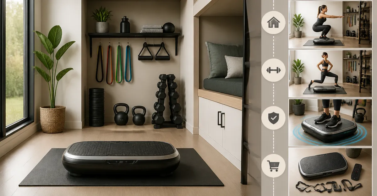 How to Incorporate a Vibration Plate into a Micro Home Gym