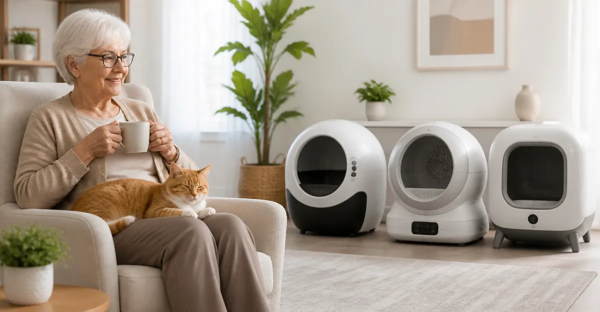10 Best Automatic Litter Boxes for Seniors & Limited Mobility