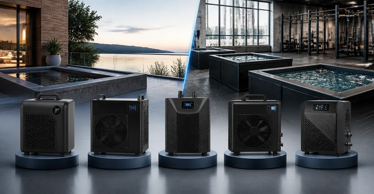 EONIX vs AS ColdPlunge vs The Pod Company vs Fnova Ice Bath Chillers – In‑Depth Comparison