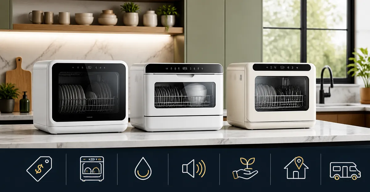 EUHOMY vs COMFEE vs AIRMSEN: Best Countertop Dishwashers Compared