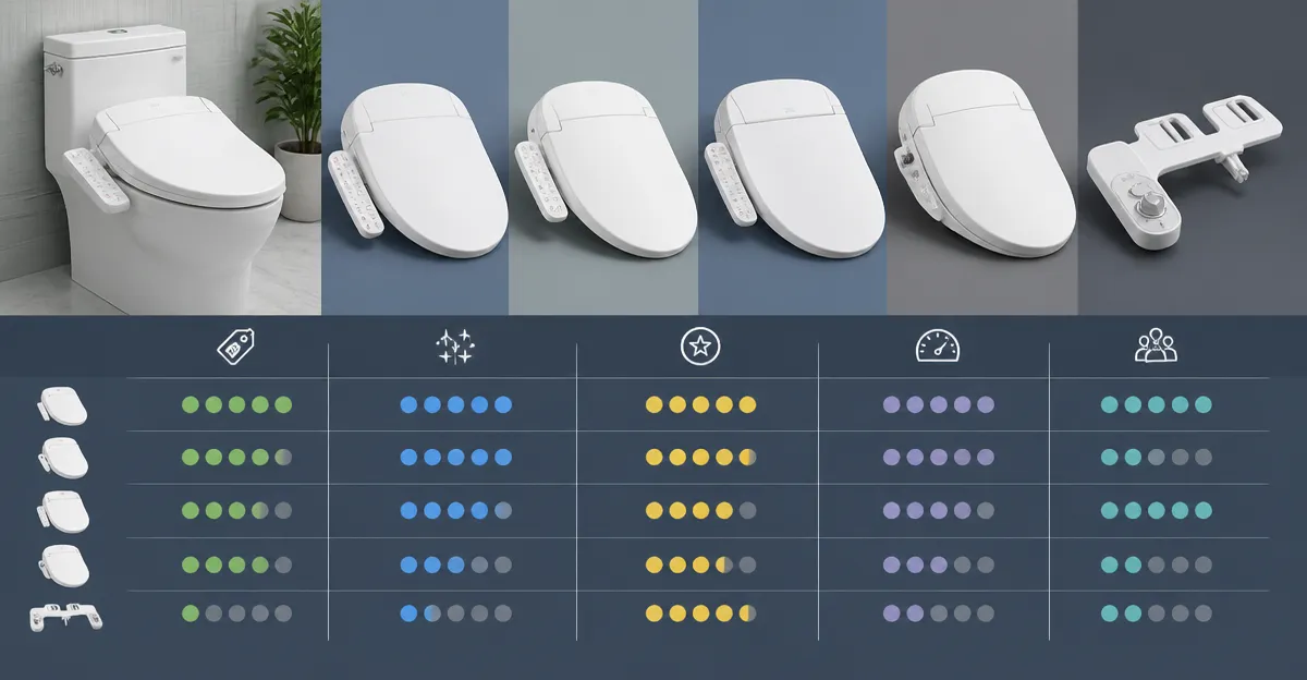 Top Amazon Bidet Seats & Attachments Compared 2026