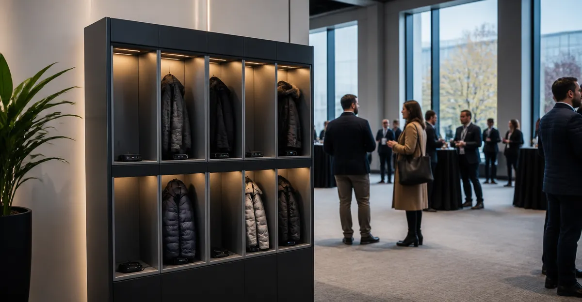 Set Up a Heated Clothing Charging Kiosk for Events