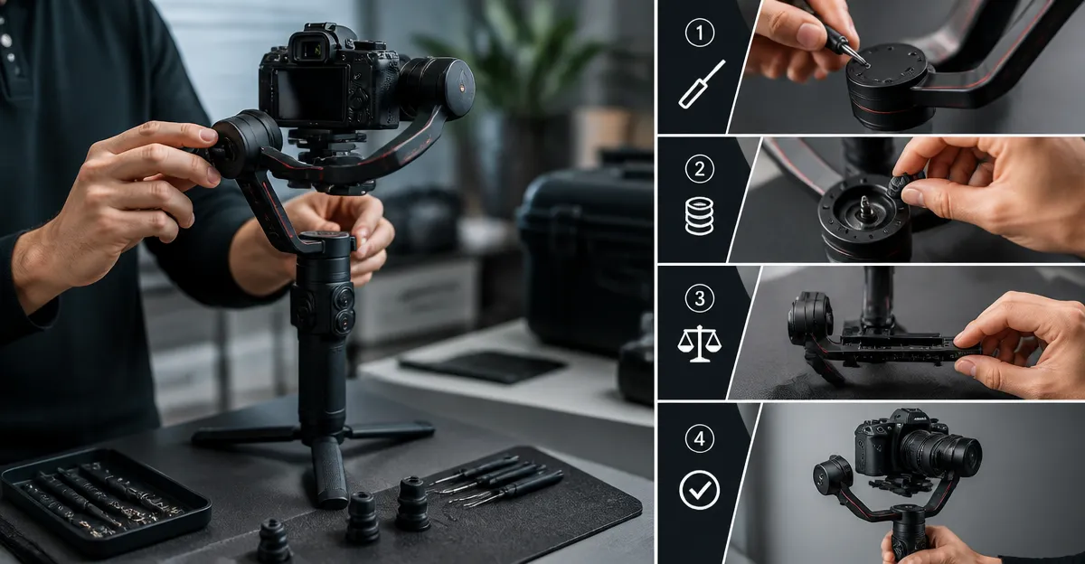 How to Replace Gimbal Dampers and Maintain Balance Arm for Smooth Footage