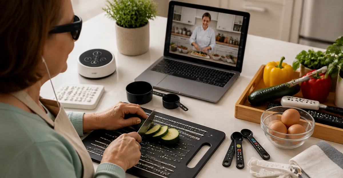 10 Best Online Adaptive Cooking Classes for Low Vision & Visually Impaired Cooks