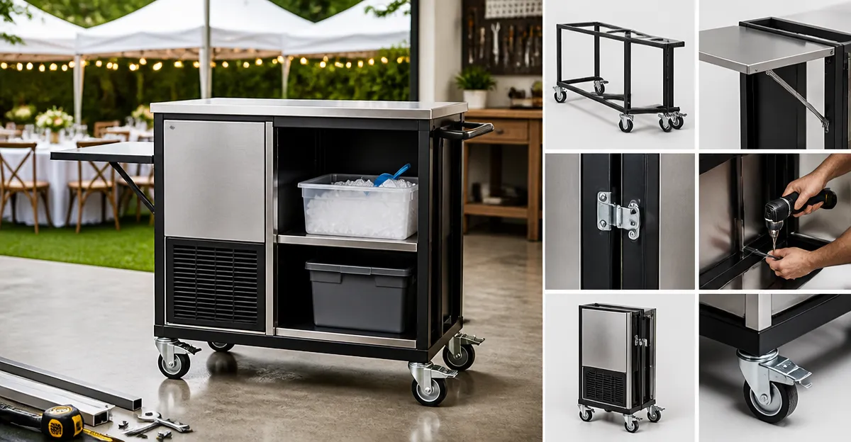 How to Build a Foldable Ice Maker Cart for Catering