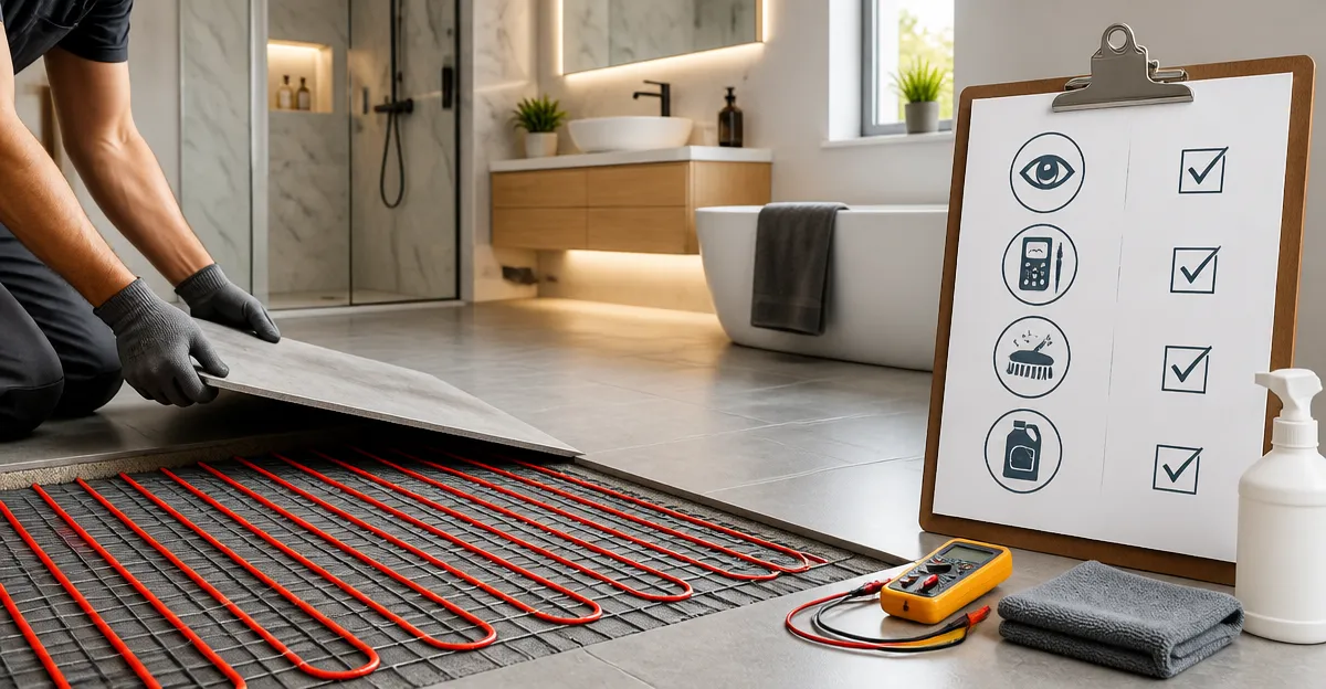 How to Maintain Radiant Floor Heating in Bathrooms