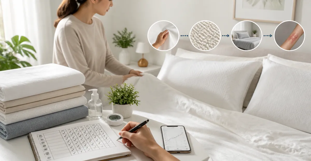 N-of-1 Trial for Eczema at Home: Step-by-Step Bedding Test Guide