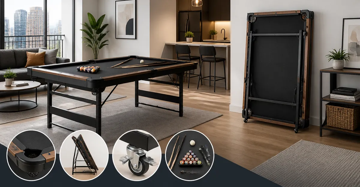 The Ultimate Guide to Folding Pool Tables for Apartments