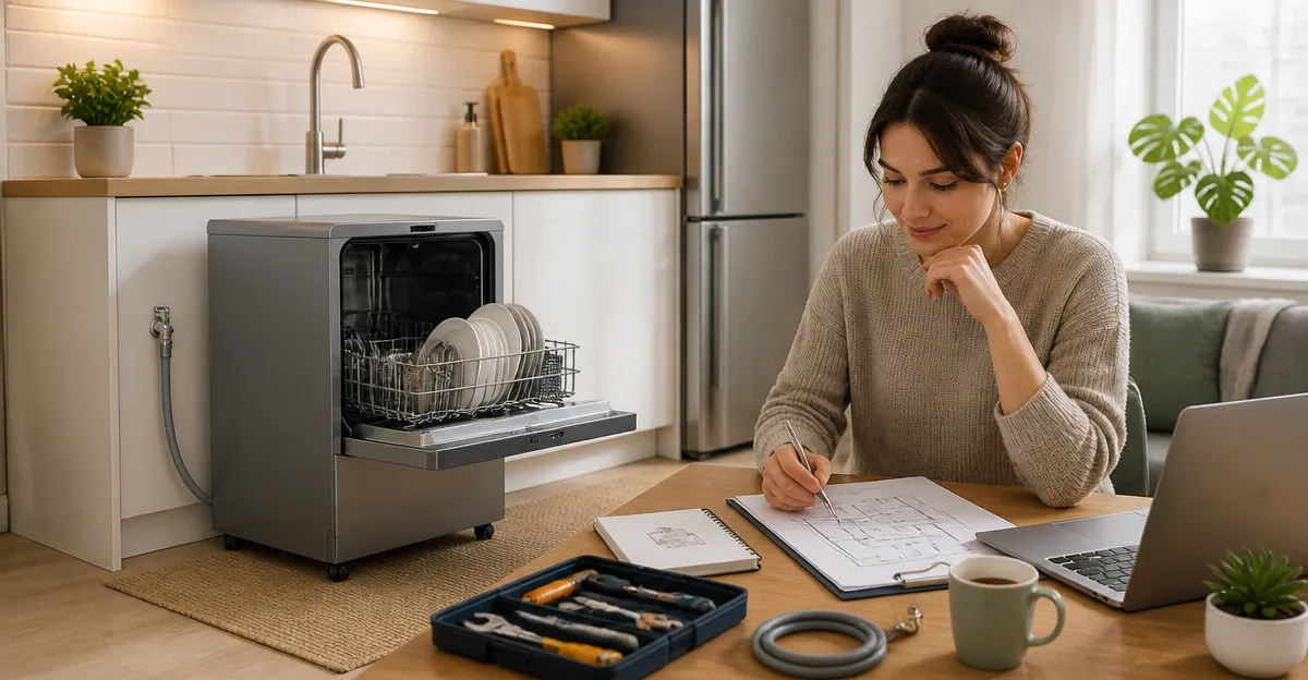 Portable Dishwasher Installation for Renters