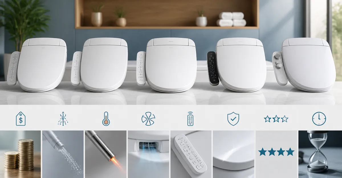 Bidet Seat Showdown: Brondell, LUXE, Clirass, Alpha, and WaterLace Compared