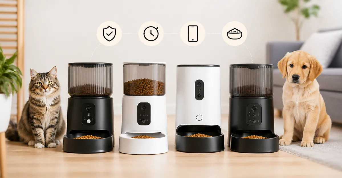 Best Automatic Cat Feeders 2024: PETLIBRO vs ANDOLL vs oneisall vs faroro
