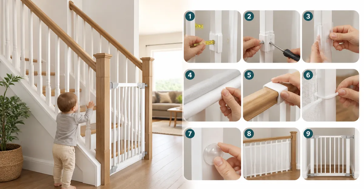 How to Childproof Stair Railings and Balusters: 9 Simple DIY Steps