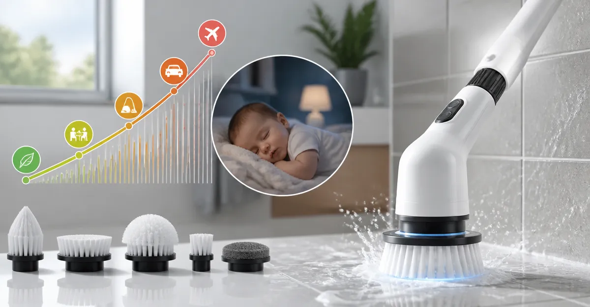 Ultimate Guide to Spin Scrubber Noise Levels (dB) & Buying Tips