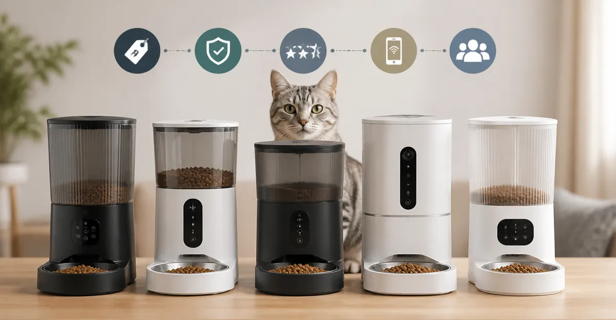 Best Automatic Cat Feeders 2024: In‑Depth Comparison of Top Amazon Picks