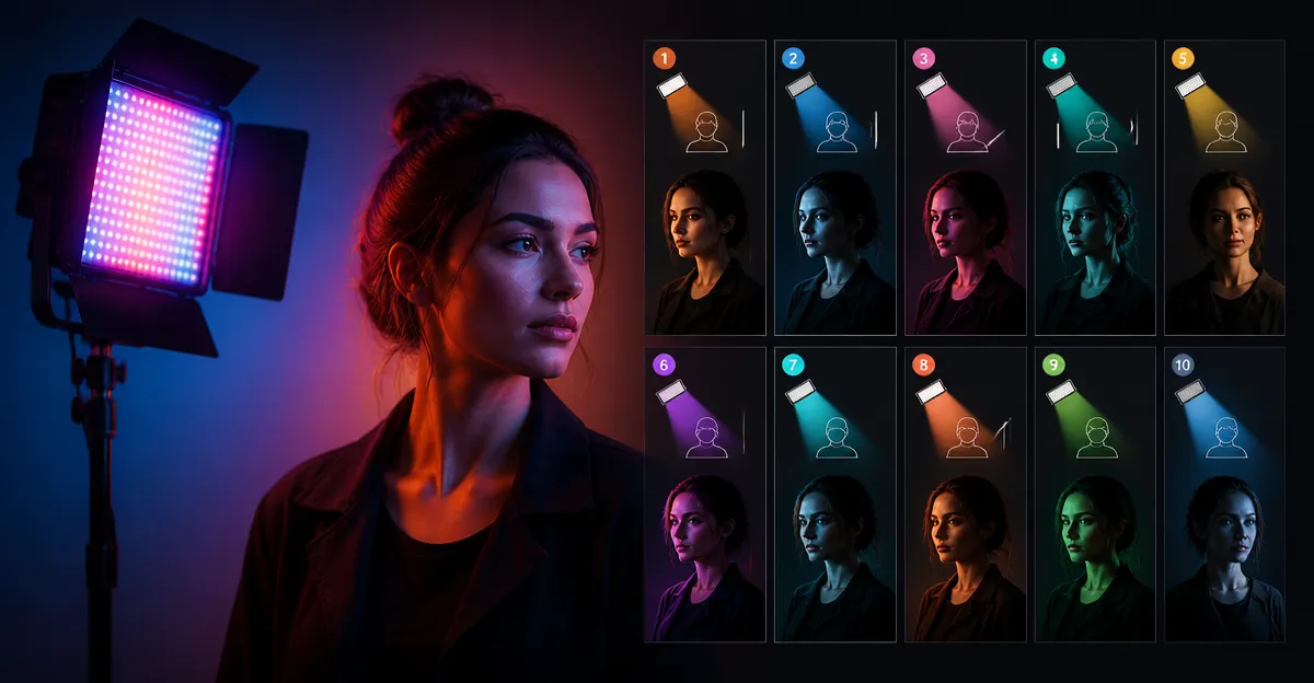 How to Get Cinematic Lighting from a Single RGB Panel: 10 Essential Recipes