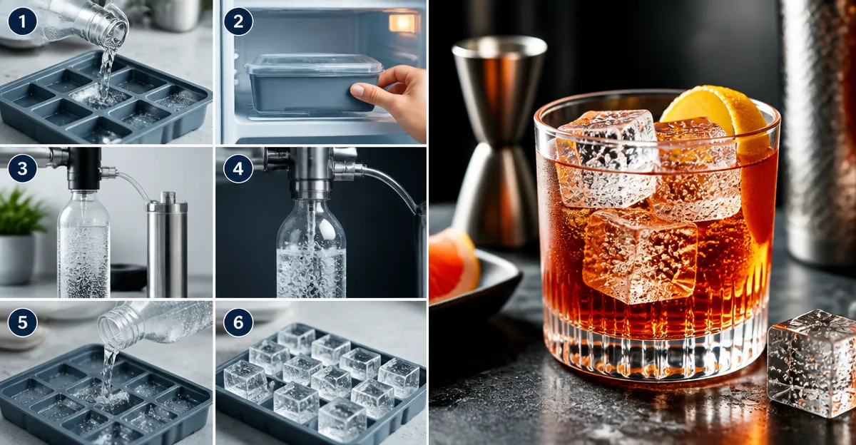 How to Make Carbonated Ice for Cocktails