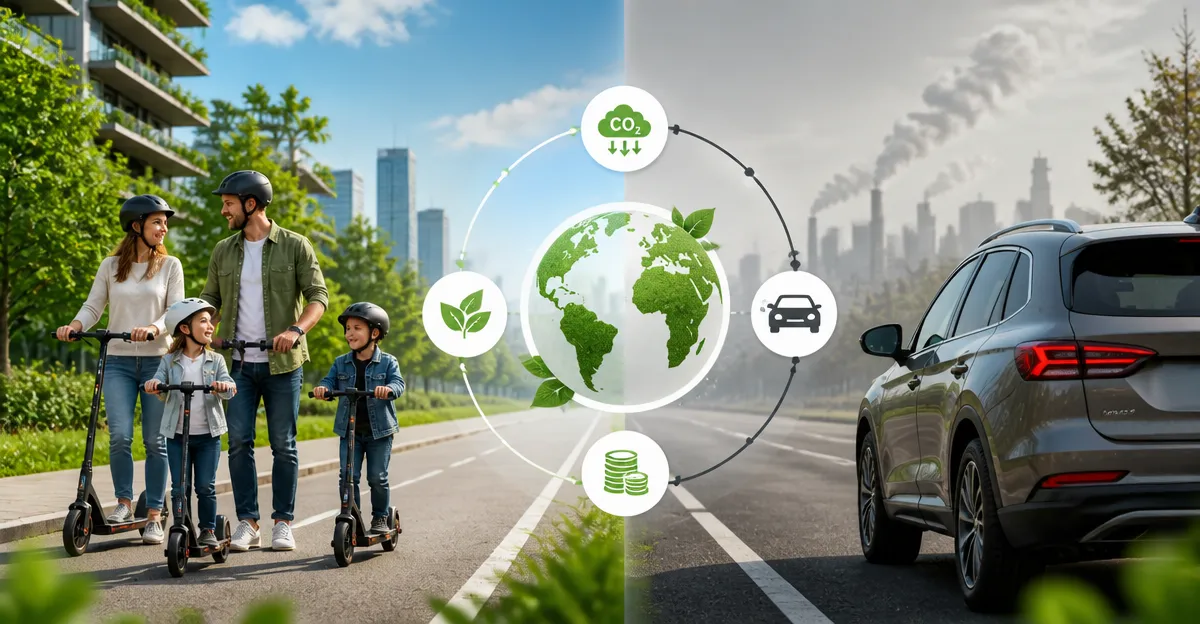 Family Carbon Footprint Calculator Guide: Folding Scooter vs Car