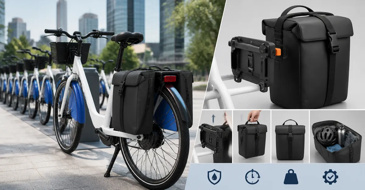Standardize Quick-Release Panniers for Bike-Share