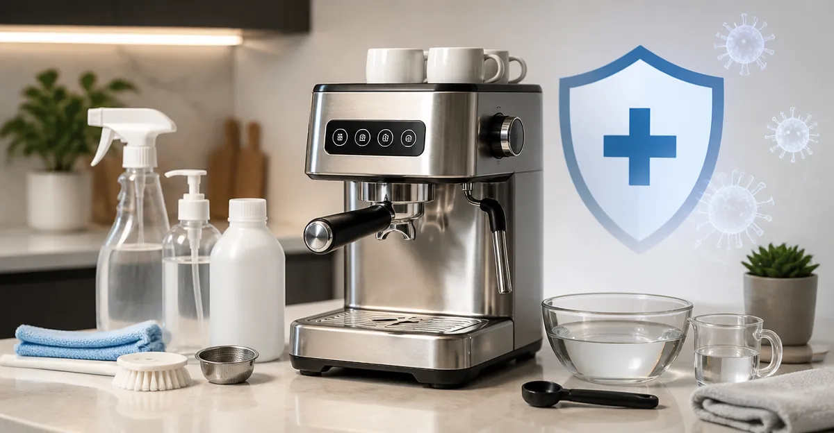 Sanitizing Compact Espresso Machines for Immunocompromised Users