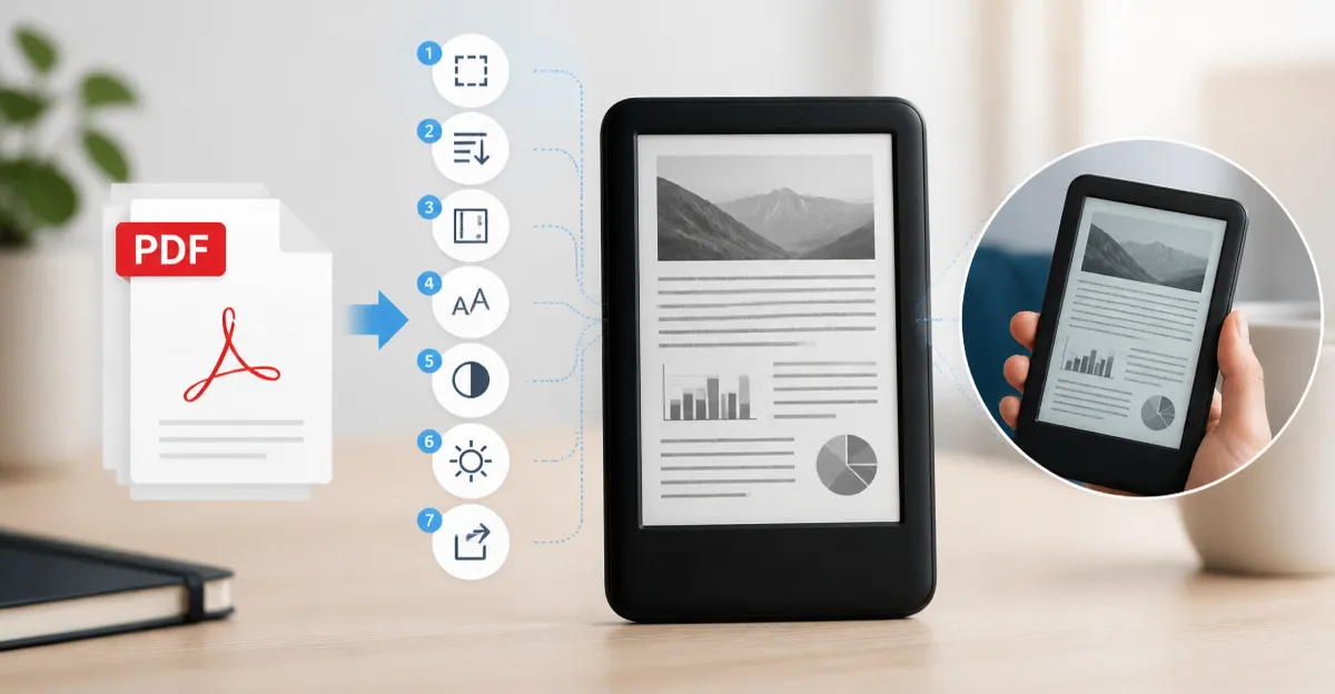 How to Read PDFs on Small E‑Readers: 7 Simple Tips