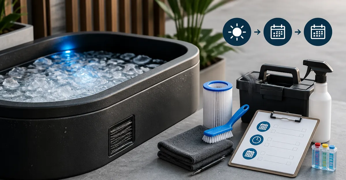 12 Essential Ice Bath Maintenance Tasks: Daily, Weekly & Monthly Checklist