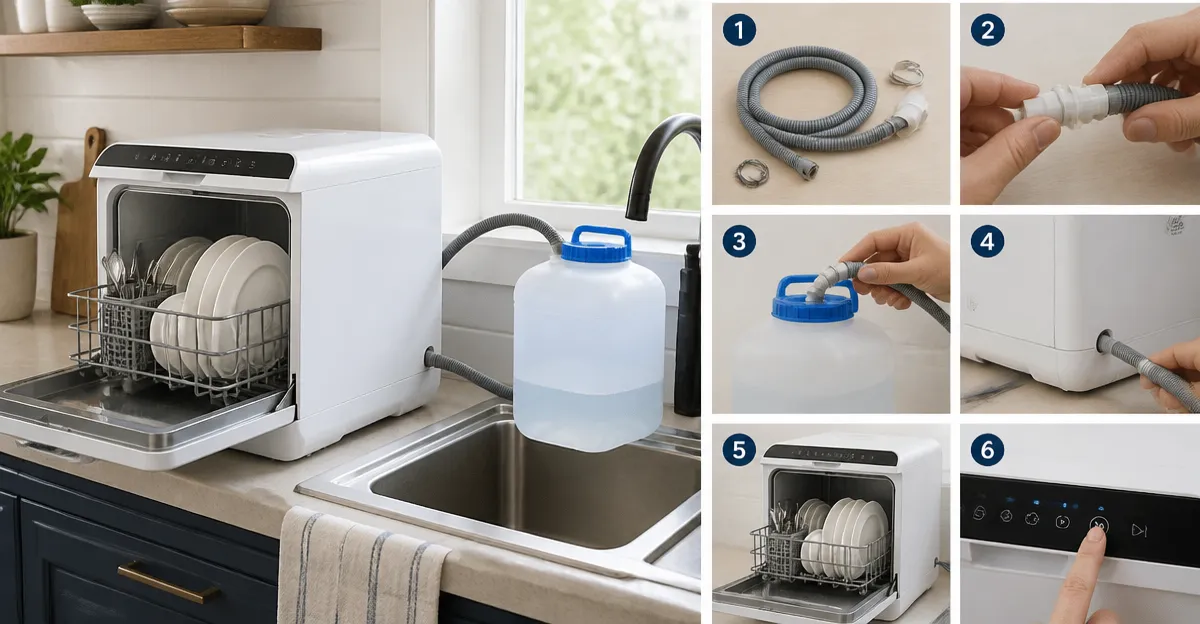 How to Install a Portable Dishwasher Without a Faucet Adapter