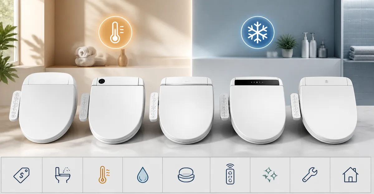 Top Amazon Bidet Seats Compared: Brondell, LUXE, Clirass, WATERLACE & iliD