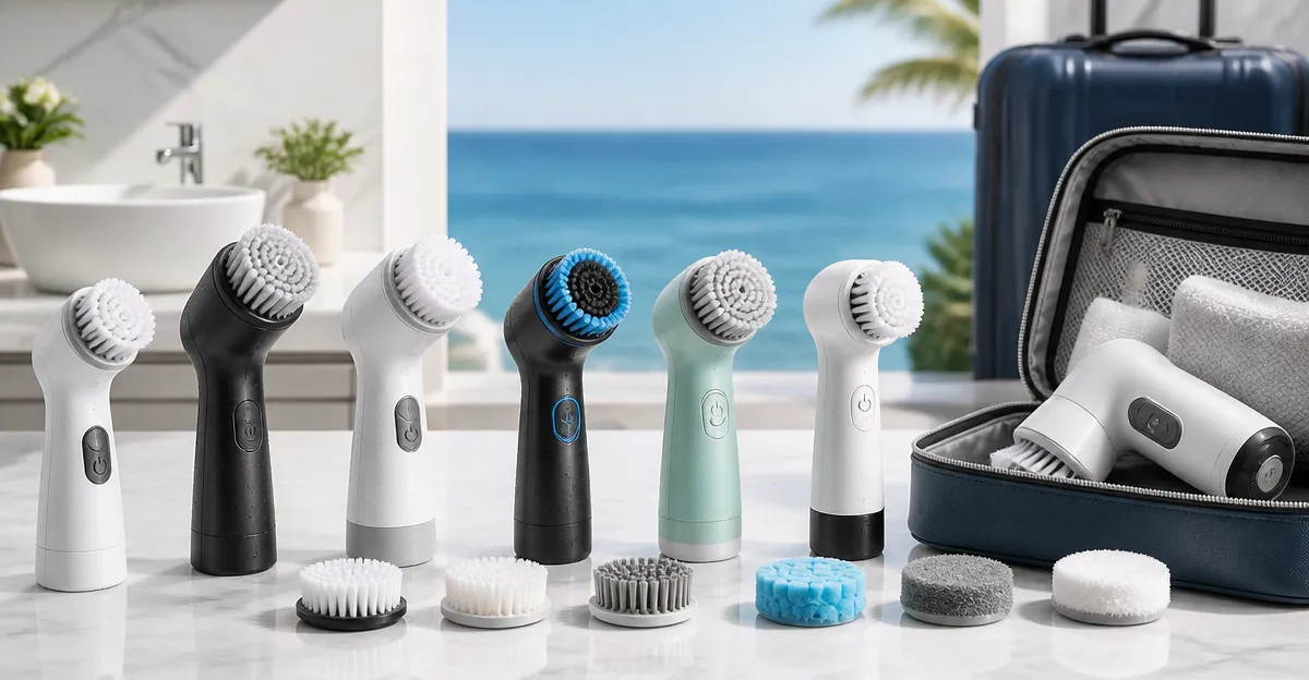 8 Best Portable Travel Spin Scrubbers for Easy Cleaning
