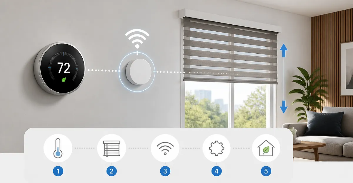 How to Integrate Smart Blinds with Your Smart Thermostat