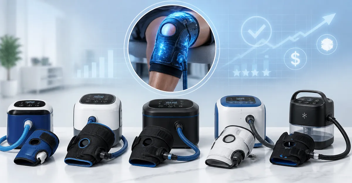 Comparing Top Knee Ice Therapy Machines on Amazon