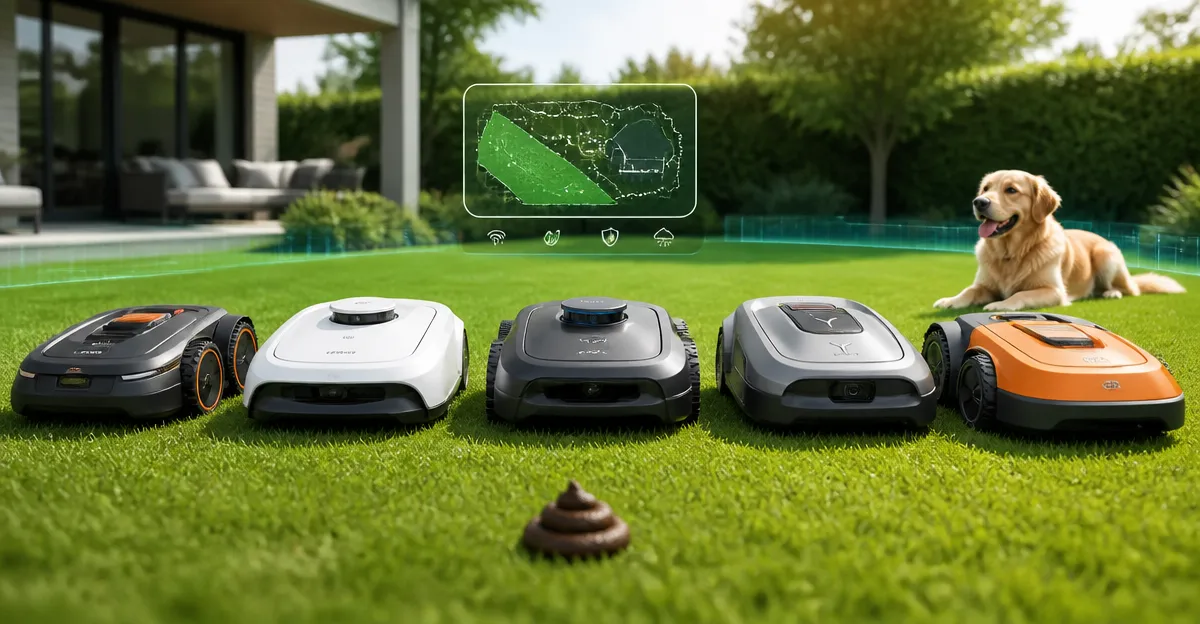 Wire-Free Robot Lawn Mower Comparison: WORX, ECOVACS, Segway & LawnMaster