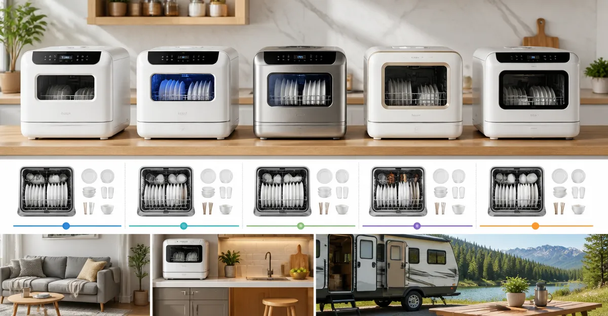 Best Countertop Dishwashers 2024: COMFEE, Novete, Hermitlux Compared