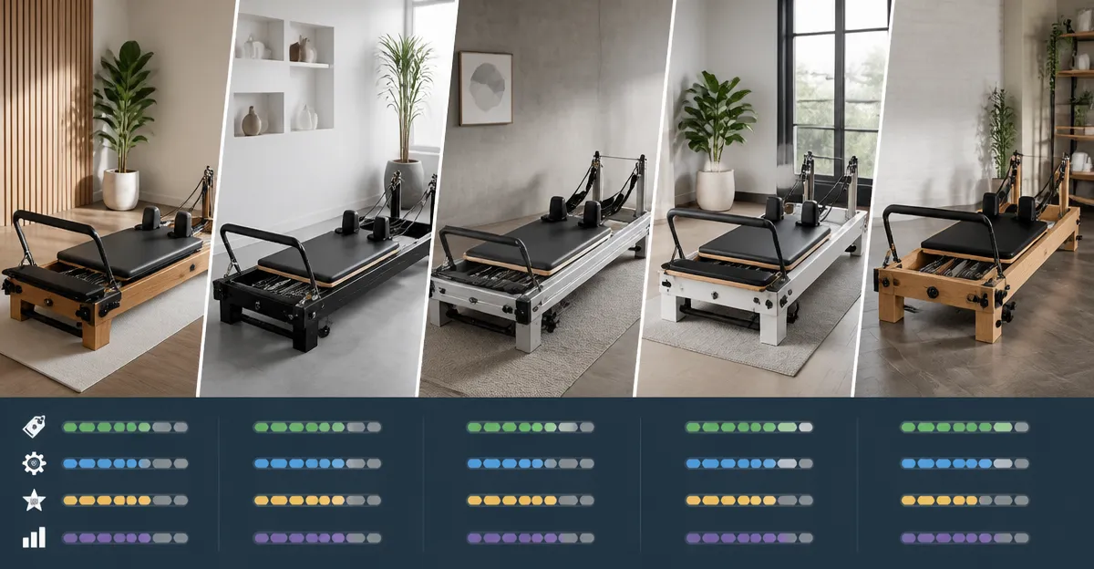 Comparing Top Pilates Reformers on Amazon: PAETA, JANUA, Dpiolrcag & Winrolar