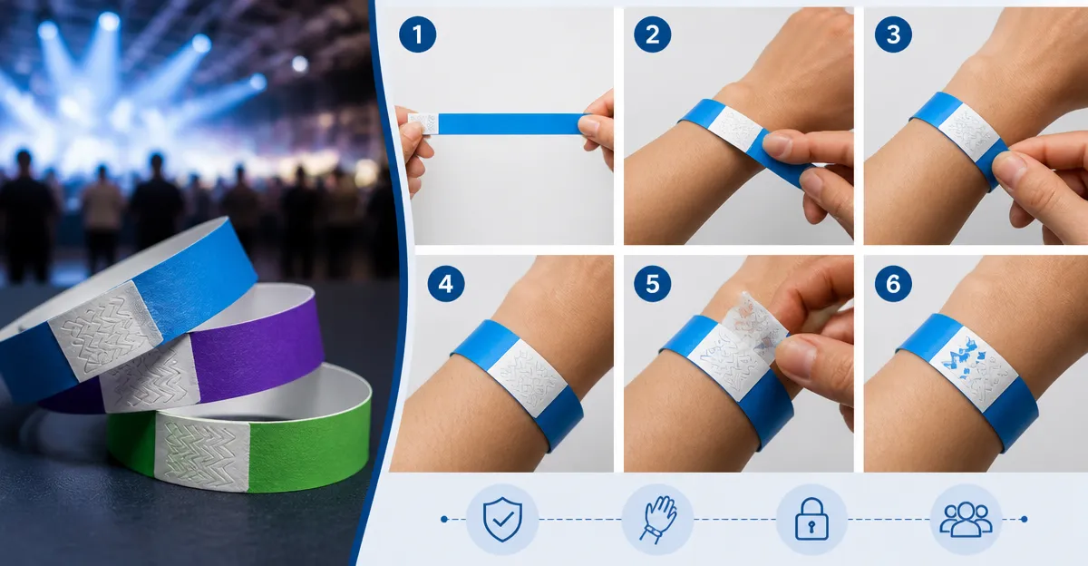 How to Use Tamper‑Proof Event Wristbands: Step‑by‑Step Guide